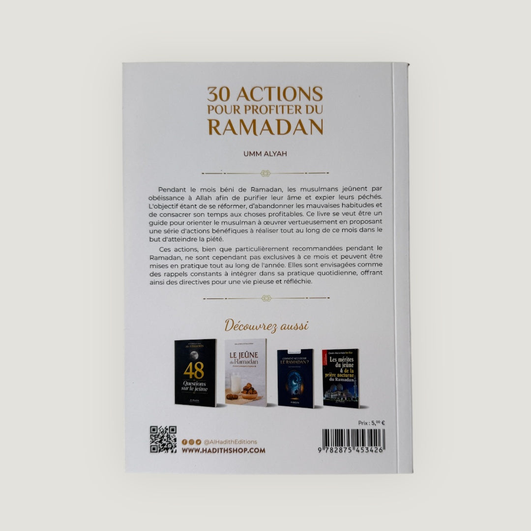 30 actions pour profiter du Ramadan